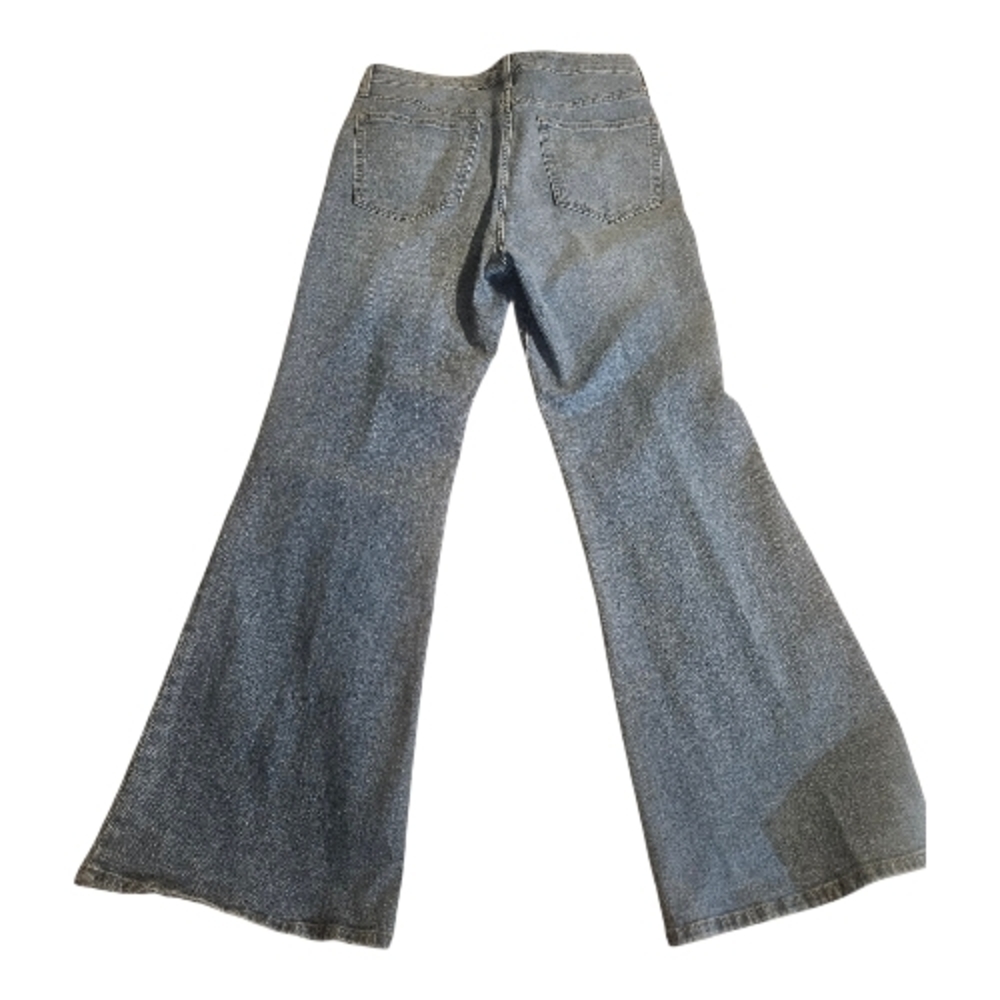 Sam Edelman Vintage-Inspired Wide Leg Jeans - Light Blue Wash - Picture 2 of 3